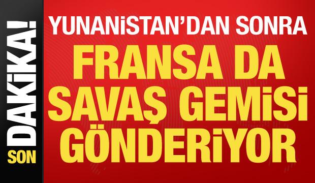 Yunanistan'dan sonra Fransa'da GKRY'ye fırkateyn gönderiyor
