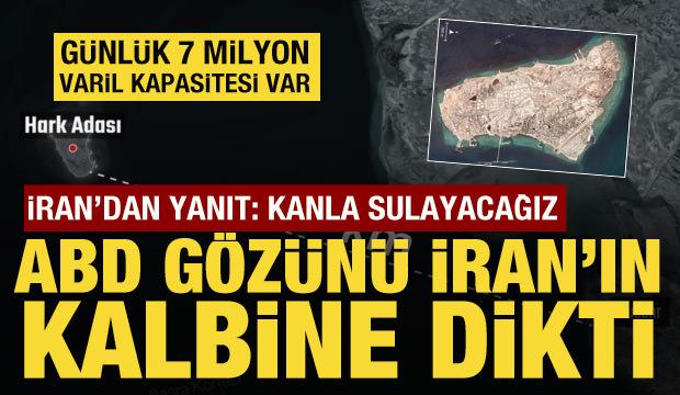 ABD g&ouml;z&uuml;n&uuml; İran'ın halbi Hark adasına dikti: G&uuml;nl&uuml;k 7 milyon varil kapasitesi var