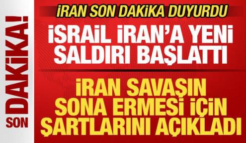 ABD, İran-İsrail savaşında sıcak saatler! İran son dakika ilan etti! İşte ateşkes şartları