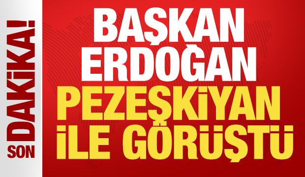 Cumhurbaşkanı Erdoğan, Pezeşkiyan ile telefonda görüştü