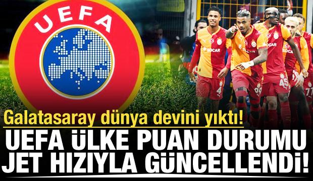 Galatasaray'ın Liverpool'un zaferi sonrası UEFA &uuml;lke puan sıralaması g&uuml;ncellendi