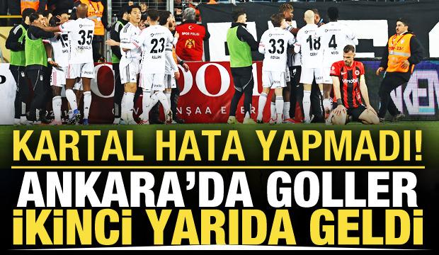 Kartal hata yapmadı! Ankara'da goller ikinci yarıda geldi