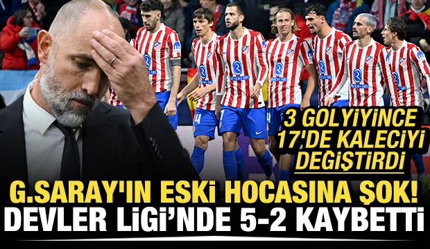 G.Saray'ın eski hocasına b&uuml;y&uuml;k şok! 3 gol yiyince 17'de kaleciyi değiştirdi: 5-2 kaybetti