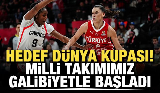 Hedef D&uuml;nya Kupası! Potanın Perileri, galibiyetle başladı