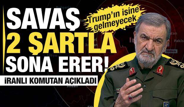 İranlı komutan Muhsin Rizai: Savaşı ancak iki şartla sona erdiririz