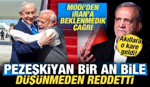 Modi'den İran'a beklenmedik çağrı! Pezeşkiyan düşünmeden reddetti! Akıllara o kare geldi