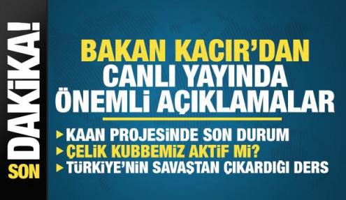 Sanayi ve Teknoloji Bakanı Kacır'dan önemli açıklamalar