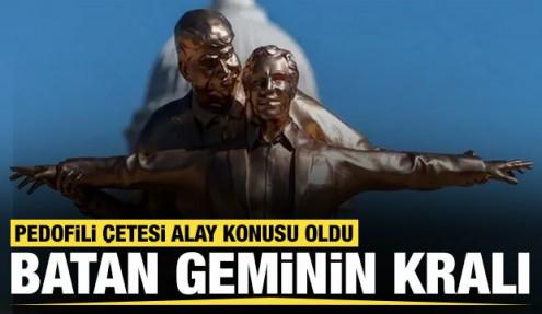 Titanik filmi üzerinden Trump ve küresel sapık Epstein’a gönderme: Heykelleri dikildi!