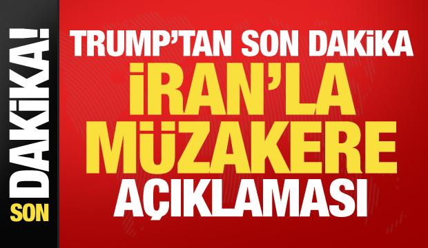 Trump: İran ile görüşebilirim