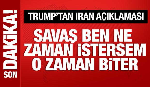 Trump'tan İran açıklaması: Hedef alınabilecek bir şey kalmadı