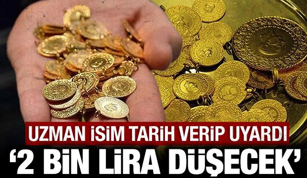 Uzman isimden gram altın için hayati uyarı: O tarihten sonra 2 bin TL düşecek