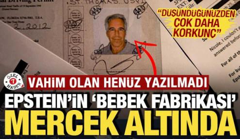 'Vahim olan henüz yazılmadı': Pedofili Epstein'in 'bebek fabrikası' mercek altında