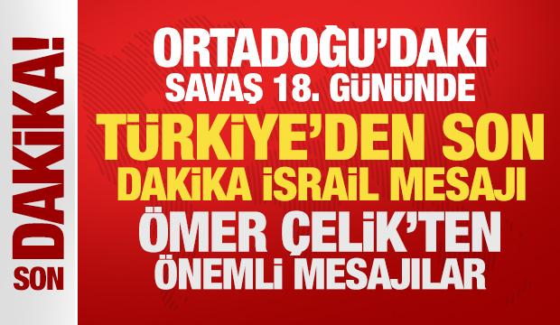 AK Parti Sözcüsü Ömer Çelik'ten önemli açıklamalar