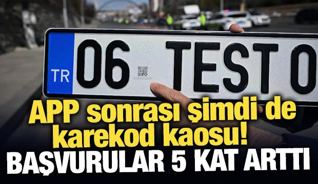 APP plaka yasağı sonrası 'karekod' kaosu: Başvurular 5 katına çıktı