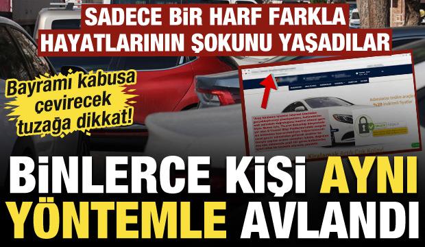 Bayramda araç kiralayacaklar dikkat: Siteleri kopyalayıp dolandırıyorlar