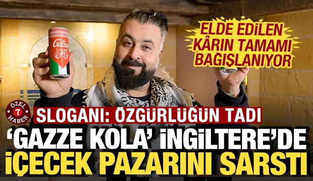 Gazze Kola İngiltere'de içecek piyasasını sarstı: Kârın tamamı bağışlanıyor