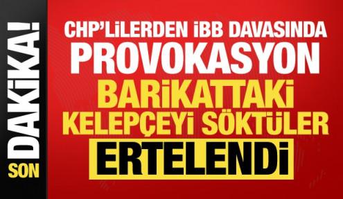 İmamoğlu davasında ikinci hafta: CHP'lilerden provokasyon! Barikattaki kelepçeyi döktüler