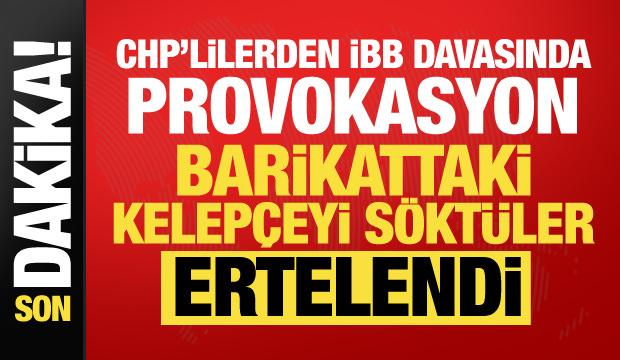 İmamoğlu davasında ikinci hafta: CHP'lilerden provokasyon! Barikattaki kelepçeyi döktüler