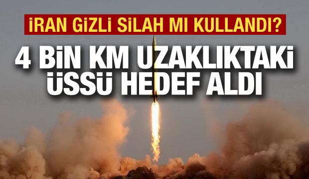 İran 4 bin km uzaklıktaki üssü hedef aldı! ABD basını 