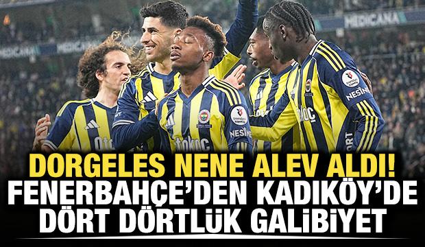 Kadıköy'de Nene şov! Fenerbahçe'den dört dörtlük zafer