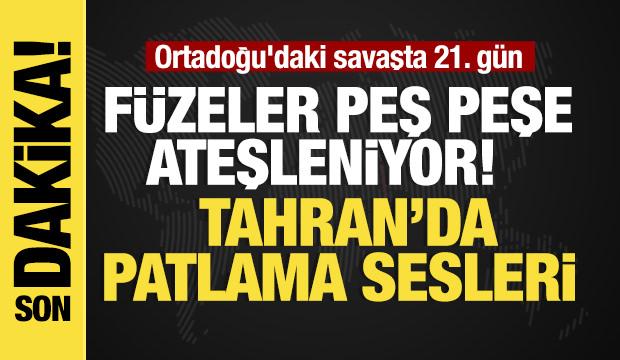 Ortadoğu'daki savaşta 21. gün... Füzeler peş peşe ateşleniyor!  