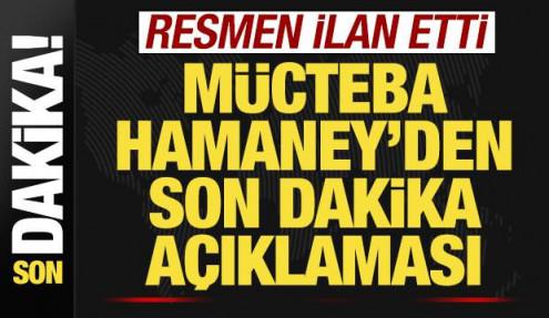 Mücteba Hamaney'den son dakika ABD ve İsrail açıklaması! Resmen ilan etti