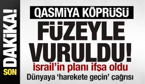 Savaş yayılıyor! Qasmiya Köprüsü füzeyle vuruldu! İsrail'in planı ifşa oldu! Dünyaya çağrı