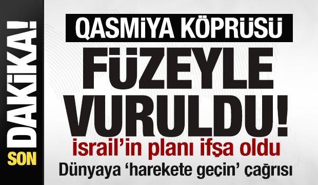 Savaş yayılıyor! Qasmiya Köprüsü füzeyle vuruldu! İsrail'in planı ifşa oldu! Dünyaya çağrı