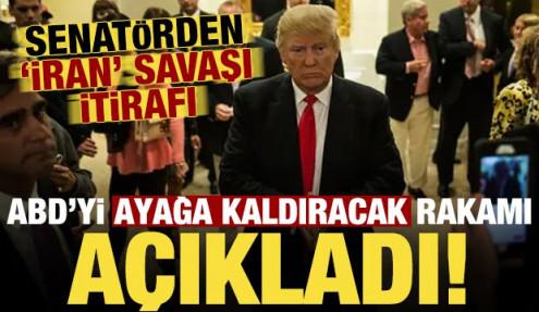 Son dakika: ABD'yi ayağa kaldıracak rakamı açıkladı! Senatörden 'İran' savaşı itirafı...