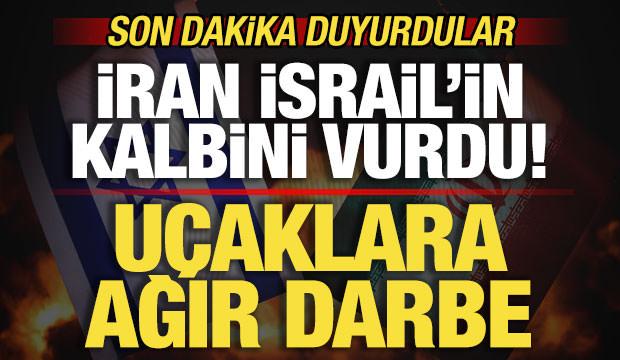 Son dakika duyurdular! İran, İsrail'in kalbini vurdu! Uçaklara ağır darbe