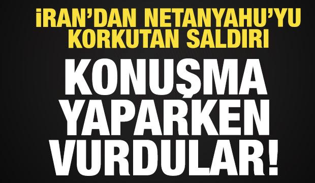 Son dakika: İran'dan Netanyahu'yu korkutan saldırı: Konuşma yaparken vurdular!