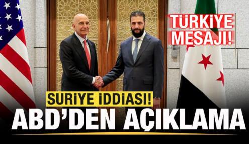 Son dakika Suriye iddiası! ABD'den açıklama geldi! Türkiye mesajı