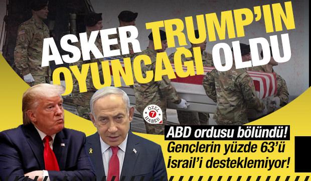 ABD ordusunda çatlak: Gençlerin yüzde 63’ü İsrail’e olumsuz bakıyor