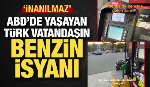 ABD'de yaşan Türk vatandaşın benzin isyanı! 