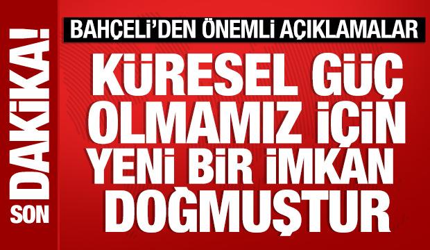 Bahçeli'den önemli açıklamalar