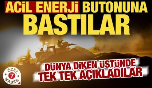Dünya diken üstünde: Acil enerji butonuna bastılar