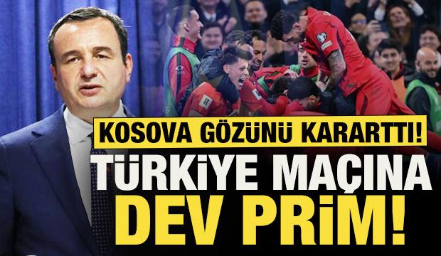 Gözü kararttılar! Kosova Başbakanı Albin Kurti'den Türkiye maçına dev prim