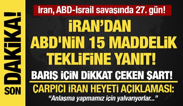 İran, ABD-İsrail savaşında 27. gün! Son dakika gelişmeler