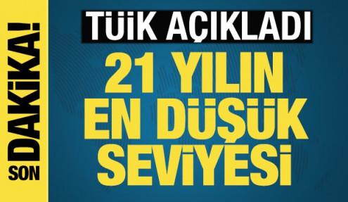 Türkiye'de işsizlik oranı son 21 yılın en düşük seviyesine indi