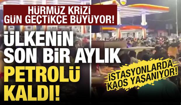 İstasyonlarda kaos çıktı: Ülkenin son bir aylık petrolü kaldığı açıklandı!