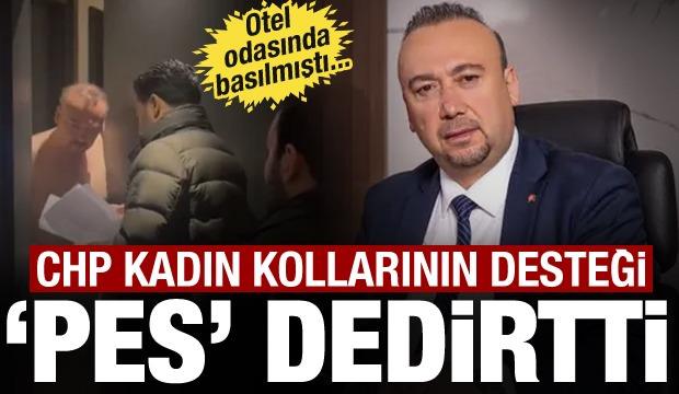 Kadın kollarından tepki çeken destek: Otel odasında basılan CHP’li başkanı savundular