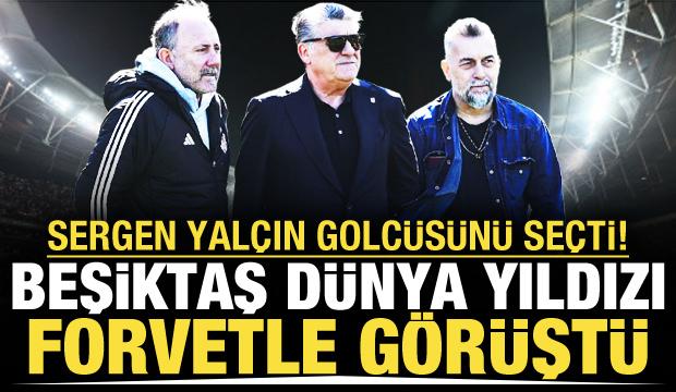 Sergen Yal&ccedil;ın forvetini se&ccedil;ti! Rekor b&uuml;t&ccedil;e hazırlayan Kartal yıldız isimle g&ouml;r&uuml;şt&uuml;