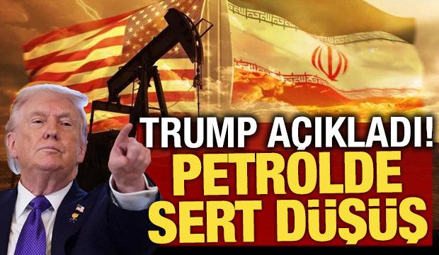 Trump a&ccedil;ıkladı! Petrol fiyatları sert d&uuml;şt&uuml;