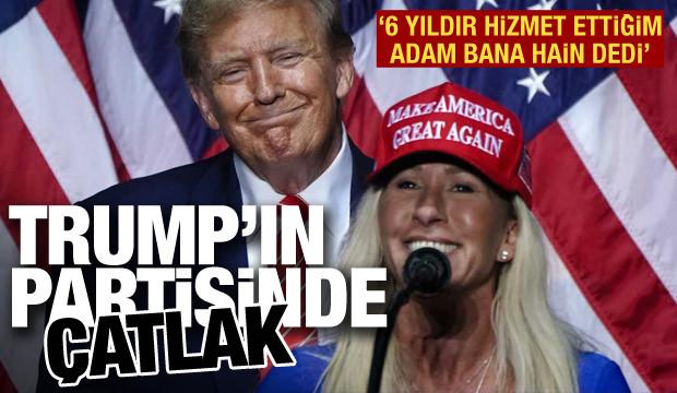 Trump, Cumhuriyet&ccedil;i vekil Greene ile gerildi! "Bana hain dedi"