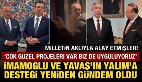 Yavaş ve İmamoğlu'nun Özkan Yalım'a desteği yeniden gündem oldu