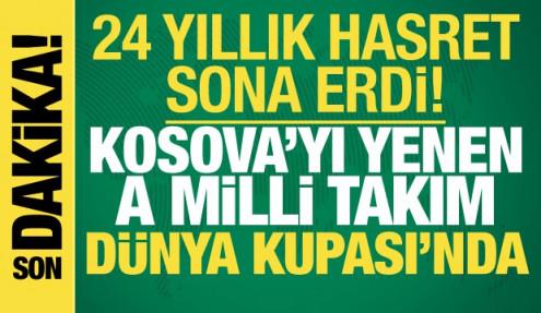 24 yıllık hasret sona erdi! A Milli Takım Dünya Kupası'nda
