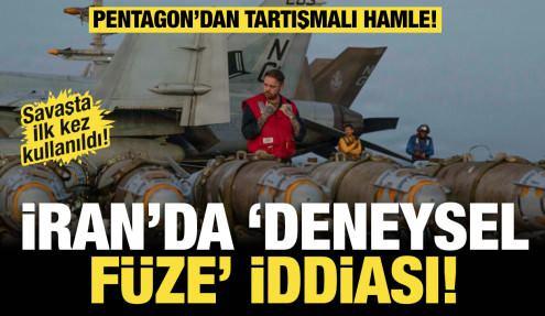 ABD basınından flaş iddia: ABD İran'da test edilmemiş füzeler kullandı!