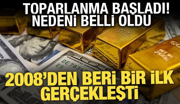 Altın y&uuml;kselişte ancak 2008'den bu yana en k&ouml;t&uuml; aylık performansa imza attı