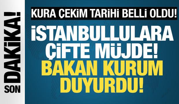 Bakan Kurum: TOKİ İstanbul konut kuraları 25 Nisan'da çekilecek!