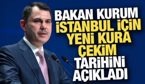 Bakan Kurum: Yarın İstanbul'umuz için yeni müjdelerimizi açıklayacağız